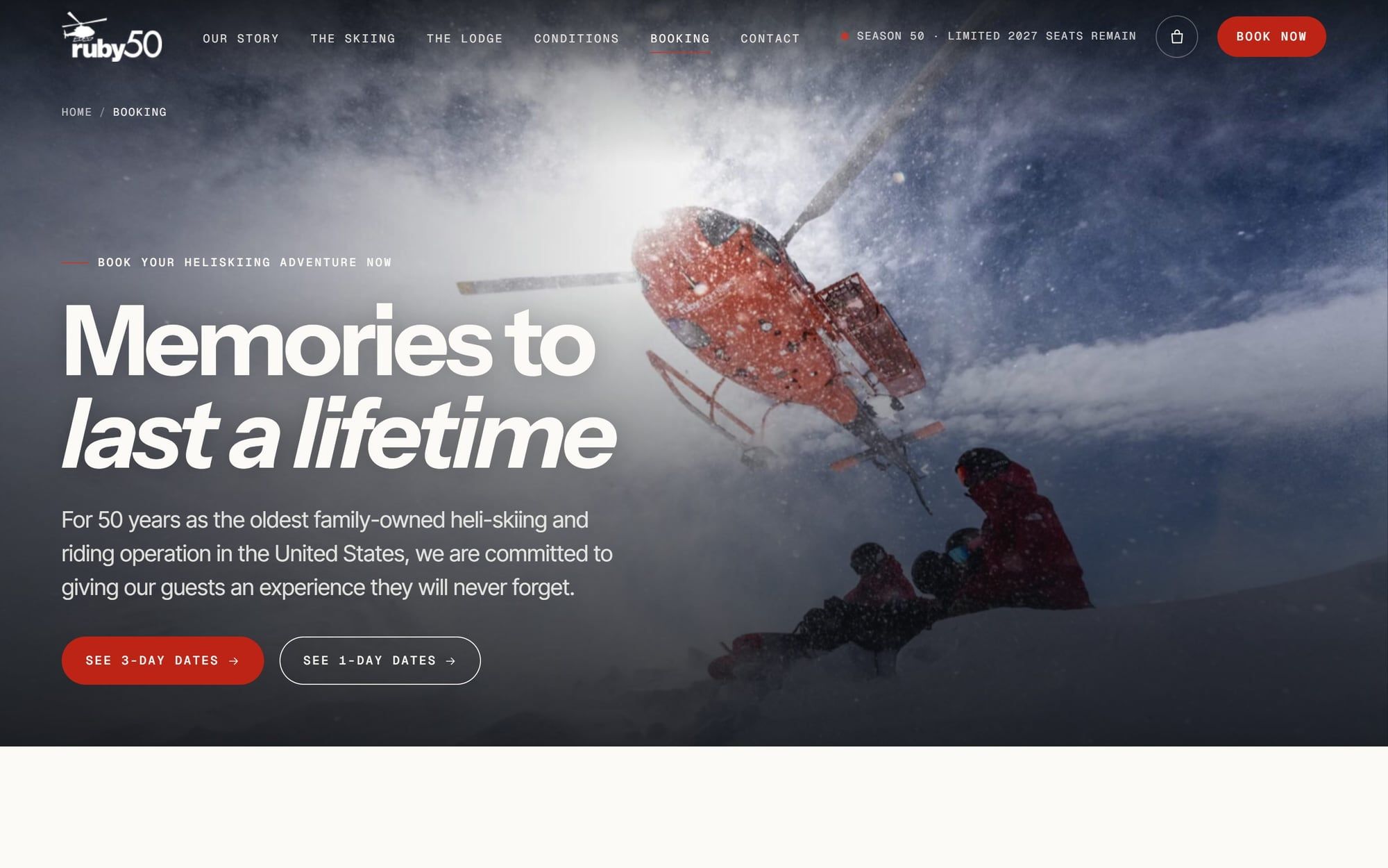 Ruby Mountain Heli: another page of the site