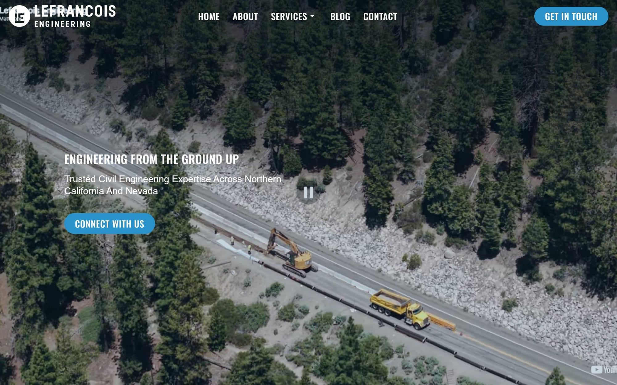Lefrancois Engineering website