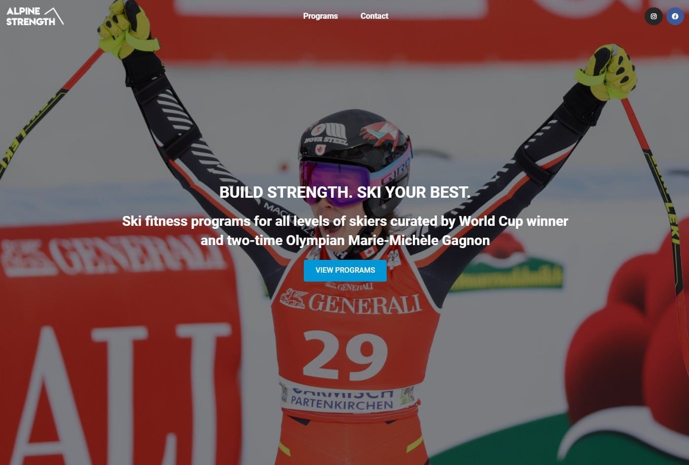 Alpine Strength website